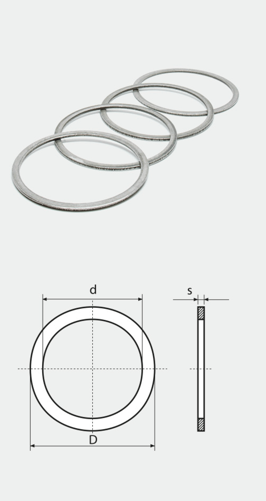 Rostfrei Passscheiben 988